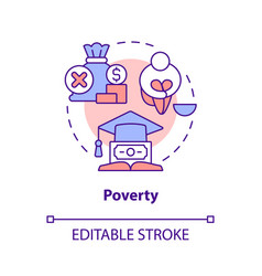 Poverty Concept Icon