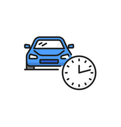 Car Share Service Carpool Rent By Hour Work Time