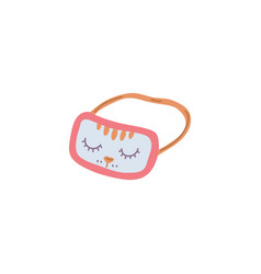 Cute Sleep Mask With Animal Face Flat