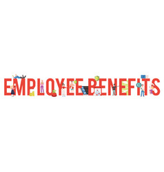 Employee Benefits Text Banner Health Insurance