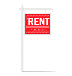 For Rent Yard Sign Editable Template