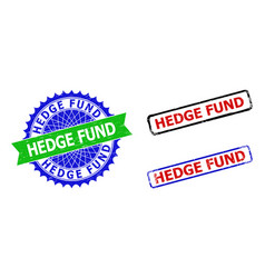 Hedge Fund Rosette And Rectangle Bicolor