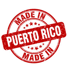 Made in puerto rico Royalty Free Vector Image - VectorStock