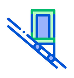 Public Transport Inclined Elevator Icon