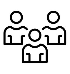 Acquaintance Group Icon Outline Style