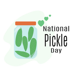 National Pickle Day Idea For Poster Banner