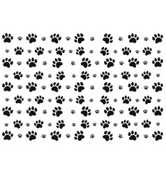 Black Animal Paw Pattern