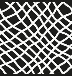 Irregular Diagonal Lines In Grid Seamless Pattern