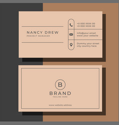 Minimalistic And Simple Business Card