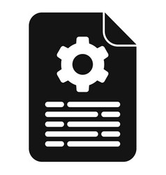 Paper Gear Cooperation Icon Simple Machine