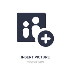 Insert Picture Icon On White Background Simple