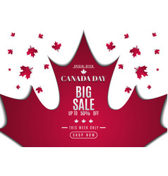 July 1st Canada Day Background Sales Promotion