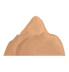 Czech Republic Mountain Icon Cartoon