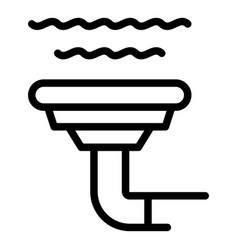 Energy Pool Pump Icon Outline Style