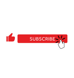 Subscribe Bell Button And Hand Cursor