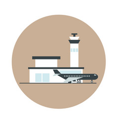 Airport Plane Control Tower Travel Transport