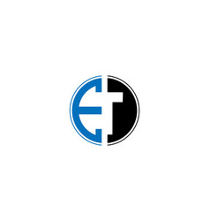 Et Letter Logo Design