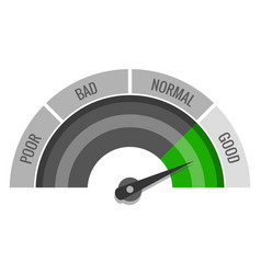 Rating Meter Icon Quality Meter Color Gauge