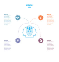 Elements For Template Brain Storm Infographics