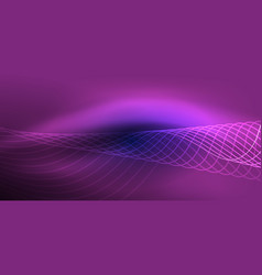 Abstract Background Neon Wave Hi-tech Design For