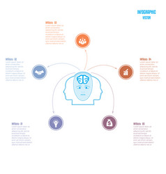 Elements For Template Brain Storm Infographics