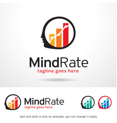 Mind Rate Logo Template