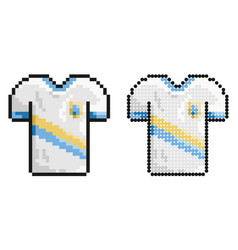 Pixel Icon Classic Football Player T Shirt Sports