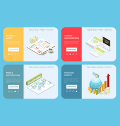 Franchising Landing Pages Set