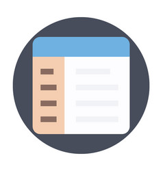 Content Management Flat Icon