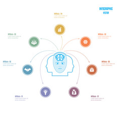 Elements For Template Brain Storm Infographics