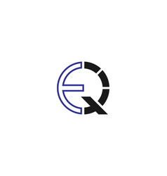 Eq And Qe Letter Logo Unique Design