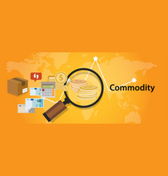 Commodity Trading Market Investment Concept