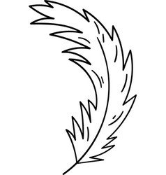 Feather Bird Outline