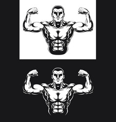 Bodybuilding design Royalty Free Vector Image - VectorStock