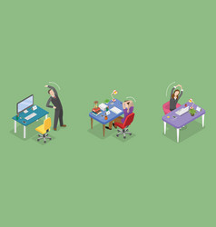 3d Isometric Flat Conceptual