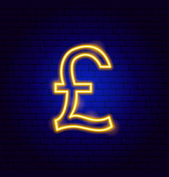 English Pound Neon Sign