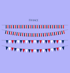 France Flags Bunting Garland Streamer Set