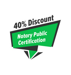 Notary Public Certification Service Emblem