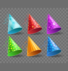 Party 3d Hats On Transparent Background