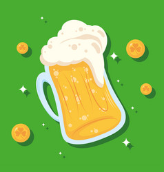 Saint Patricks Day Coins With Beer