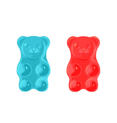 Blue And Red Jelly Bears