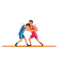 Greco Roman Wrestling Flat