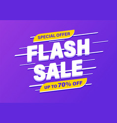 Flash Sale Banner Special Offer And Sale Shop Now