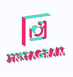 Instagram Isometric