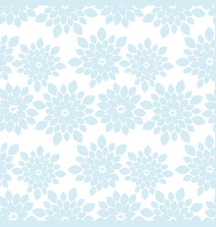 Light Blue Floral Repeat Pattern Background