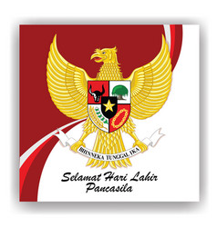 Happy Pancasila Day With Hand Drawn