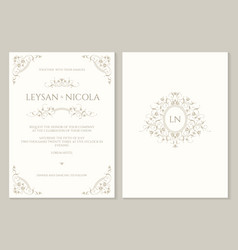 Elegant Wedding Invitation