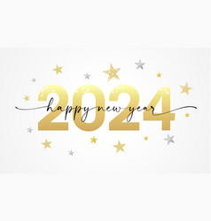 Happy New Year 2024 Lettering Script