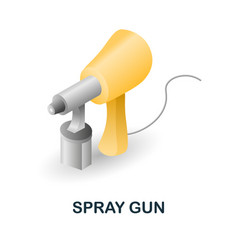 Spray Gun Icon 3d From Construction Instruments