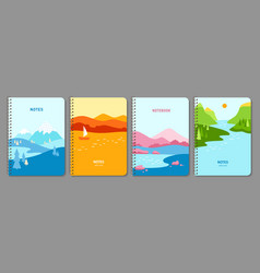 Notepad Nature Landscape Notebook Cover Scenery